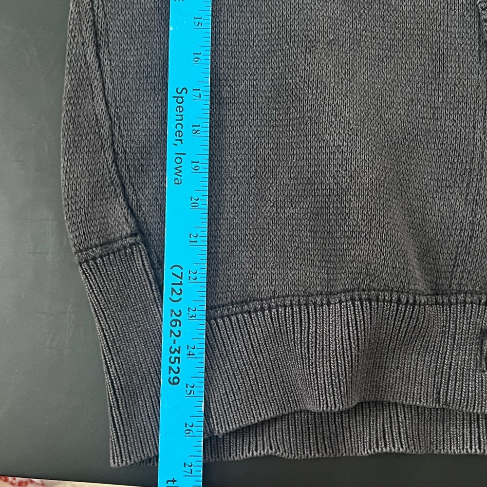Free People Charcoal Knit Oversize Cardigan - Picture 5 of 5